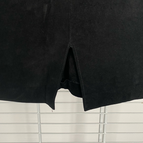 Ada Vintage  Midi Leather Skirt - Picture 3 of 8